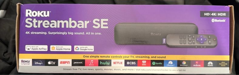 Roku Streambar SE 4K Streaming Soundbar