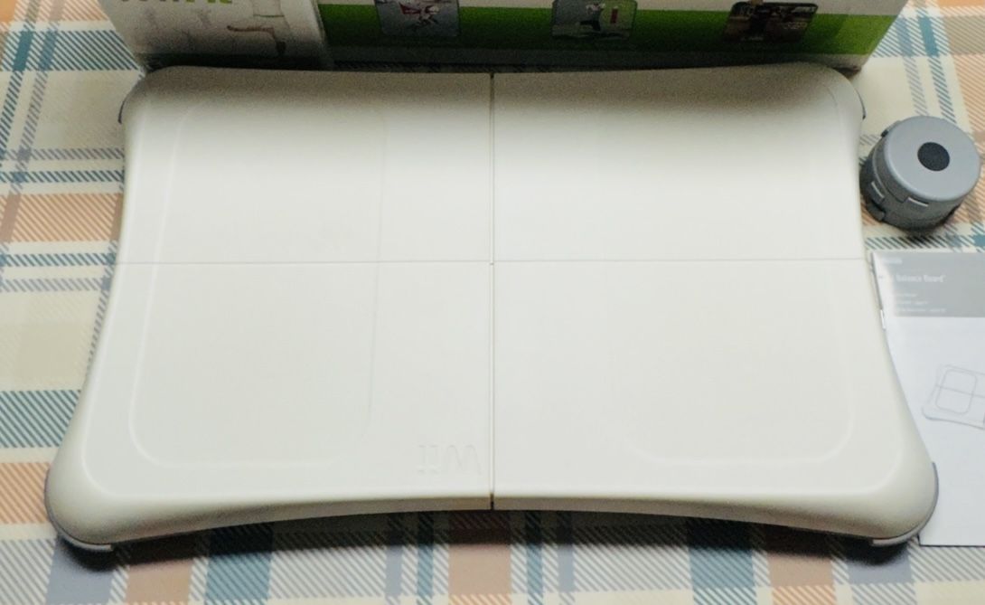 Nintendo Wii Fit Balance Board With Wii Fit Plus Video Game Tested With Box