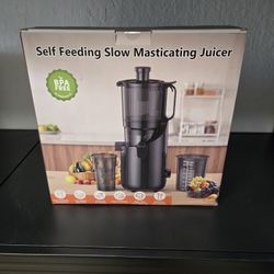 Brand New Self Feeding Masticating Juicer, Brand New Electric Juicer, Juicer, Fresh Drinks Equipment, All Natural Drinks 