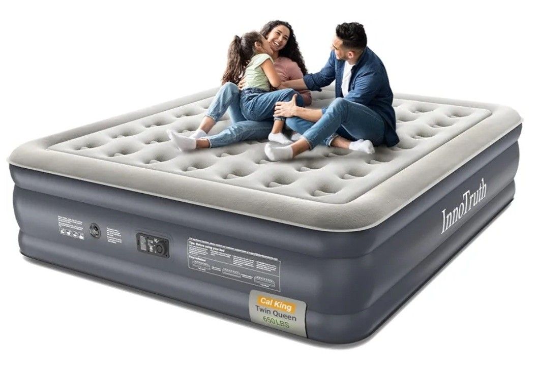 Cal King Air Mattress~18" high~84"×72"~InnoTruth~Camping, Guests, Bed~ up to 650lbs