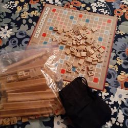 Scrabble Board And Tiles