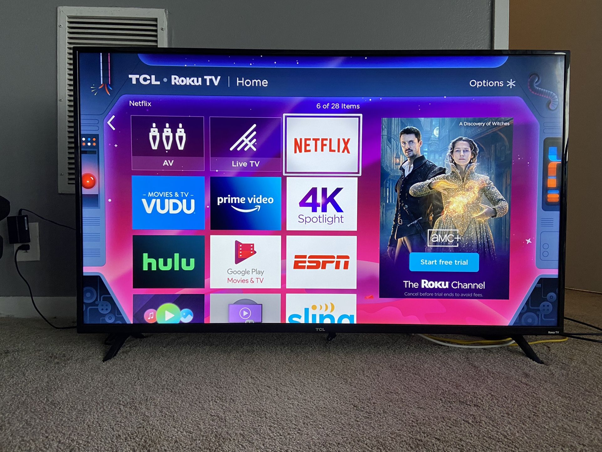 Tlc roku tv 55 inch 4k smart tv for sale in miami beach fl offerup