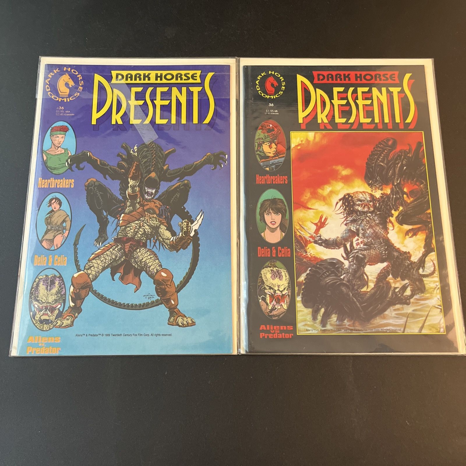 Dark Horse Presents #36 Cover A & Variant VF/NM (1990) 1st Aliens Vs. Predator