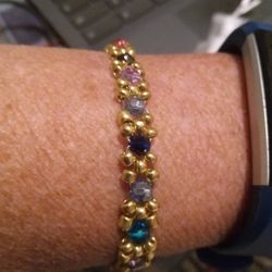 Crystal Danny Tennis Braclet