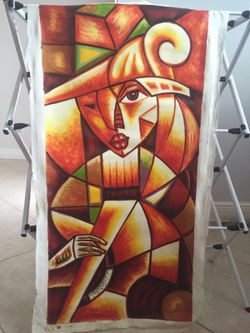 Oil painting Guitarist