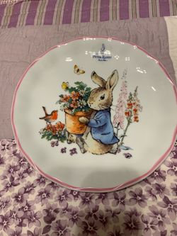 Beatrix Peter rabbit plates