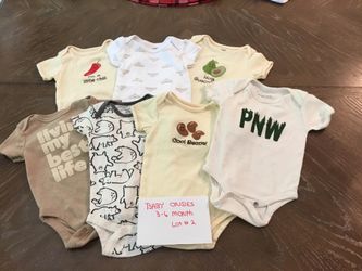 3-6 month  baby onesies Lot#2