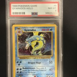 Pokemon PSA 8 Base Set Gyarados Holo 6