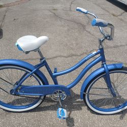 New Huffy Cranbrook Beach Cruiser Bike Bicycle with 24" Tires. Bought and not used - $50 FIRM 