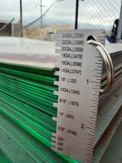 Smooth Steel Sheet – 42.5" x 145" – 14 Gauge