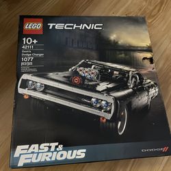 LEGO Technic Fast & Furious Dom's Dodge Charger, Race Car Toy Building Set, 42111