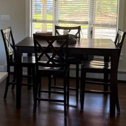 Wooden table + Chairs!