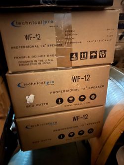 Technical Pro WF-12 Professional 12" Speaker