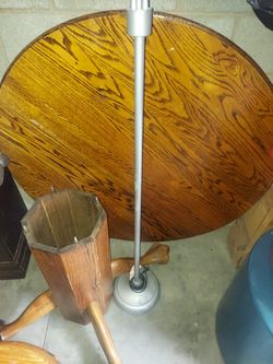 Solid Oak Table With Stools Or Chairs