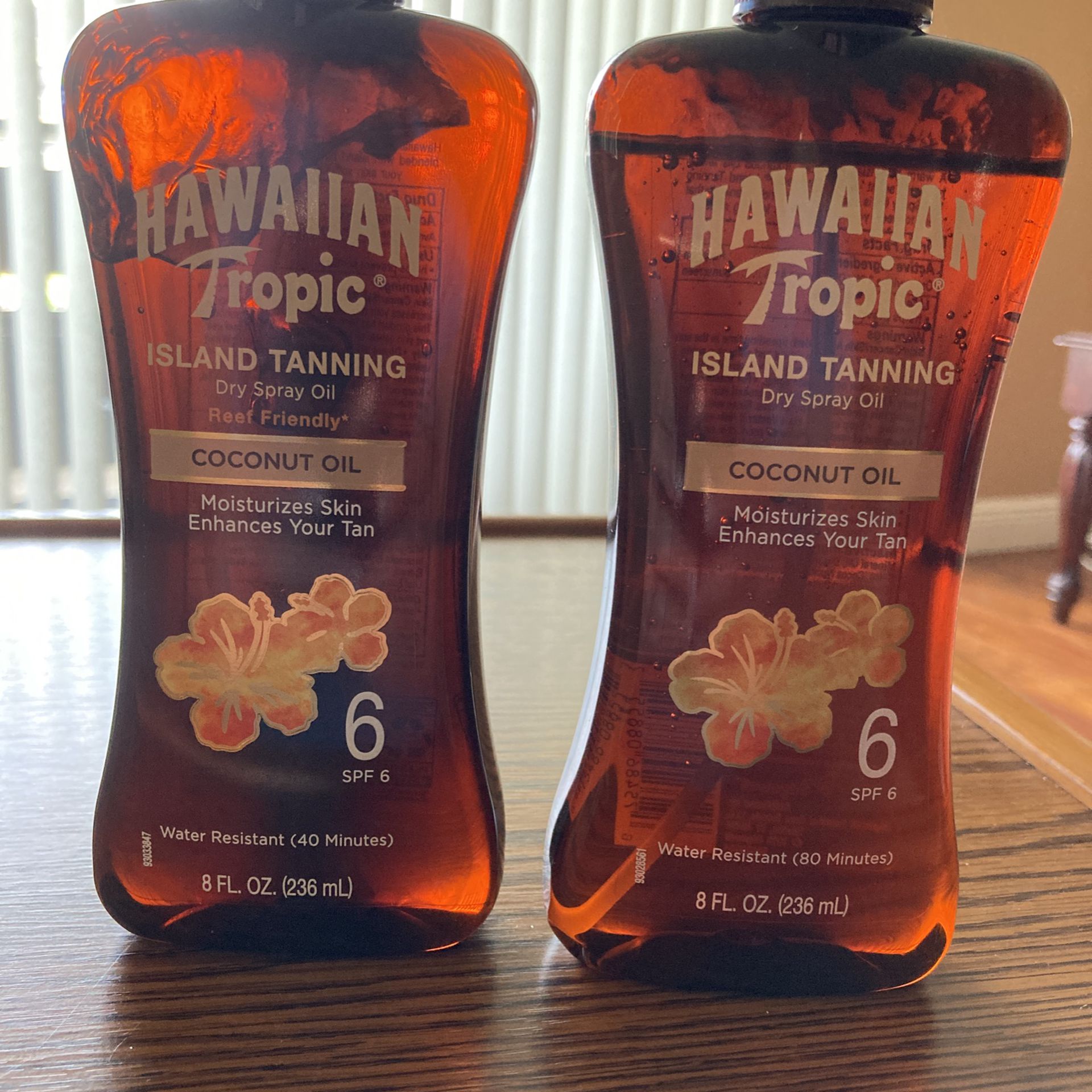 Hawaiian Tropic Tanning Oil Spray, Twin Pack