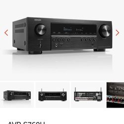 Denon AVR-S760H 8K AV Receiver | Atmos DTS:X | Like New 