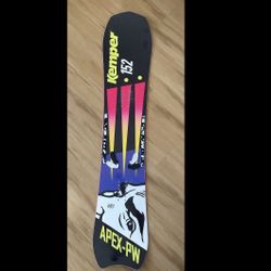 Kemper Apex 152 Snowbord RARE Retro Graphic