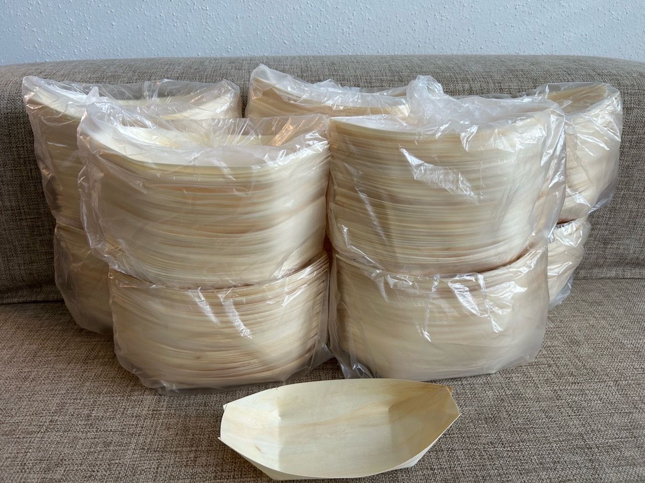 Small Boat Back Qty. 250 small disposable wooden food boats for Sale in San Antonio, TX ...