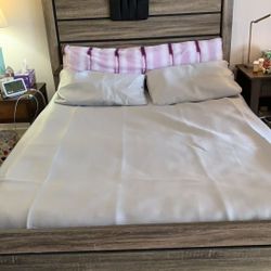 Queen Bed Frame + Mattress 
