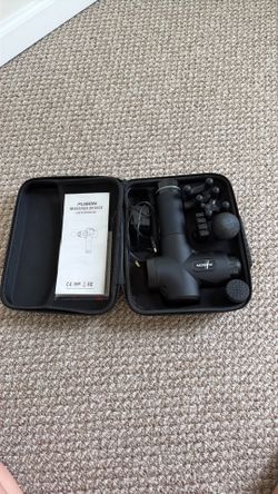 Deep Tissue Massage Gun Set with Case & Attachments