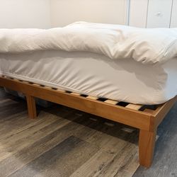 Queen size frame and mattress used