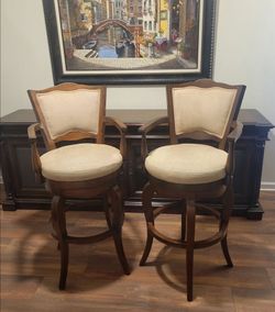 Frontgate swivel bar stools-2 piece