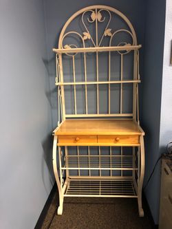 LOVEly ivory Bakers Rack