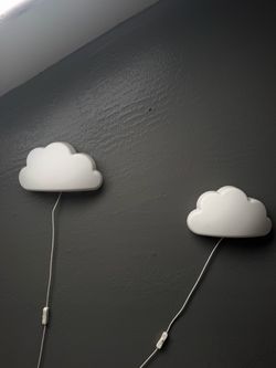 Set of 2 LED Clouds