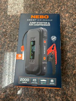 Nebo assist air 2000xp jump starter & air compressor