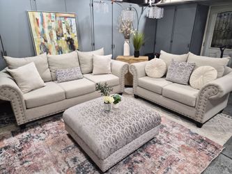 Beautiful 2pc Sofa Set