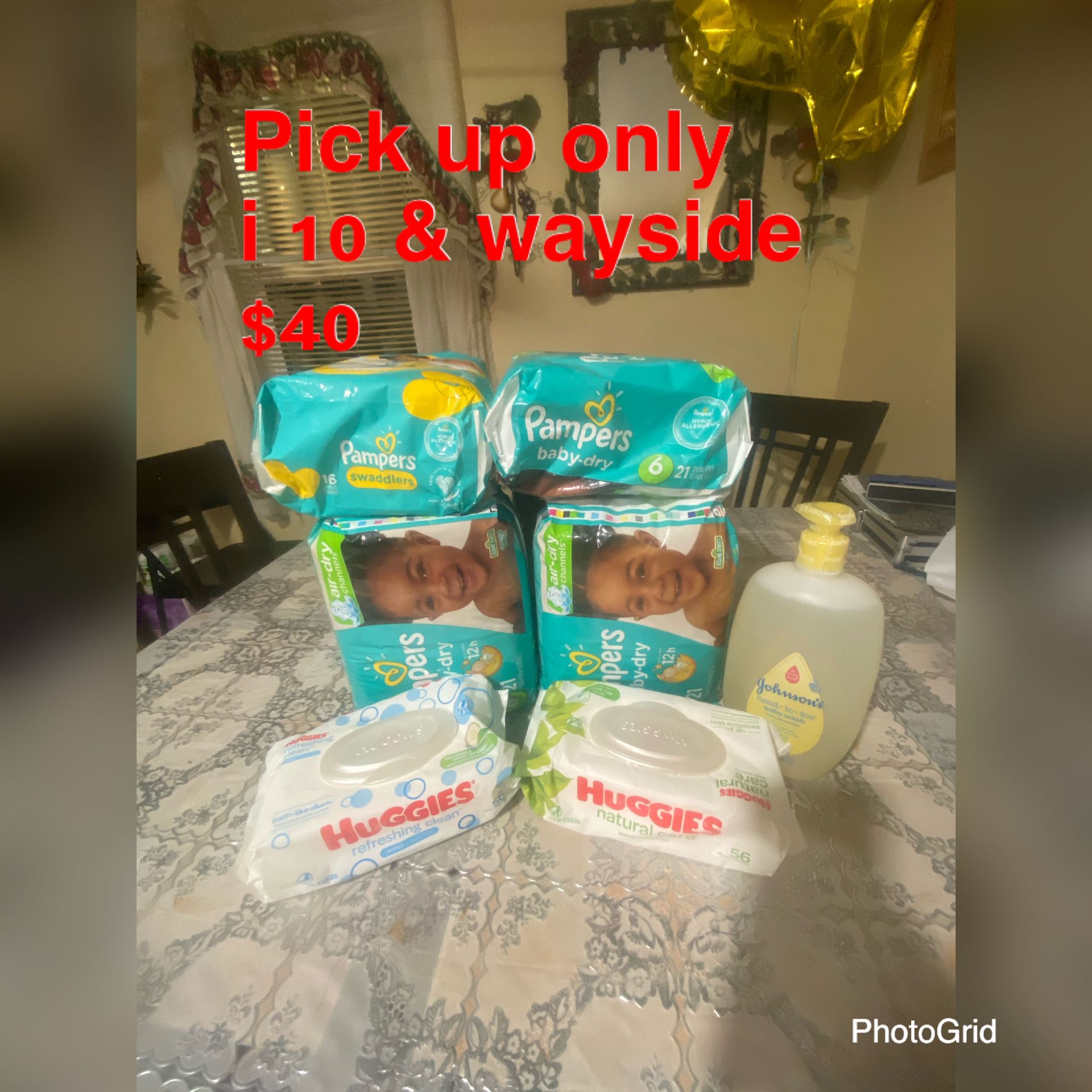 Pampers & wipes