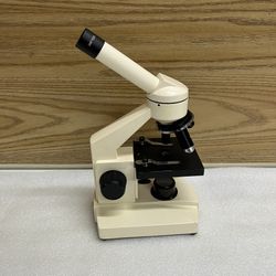 AmScope WF10X, 4X/10X/40X Portable Science Biological Compound Microscop
