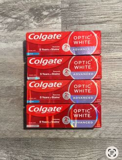 Colgate Optic White Advanced Toothpaste 3.2 Oz $4 Each