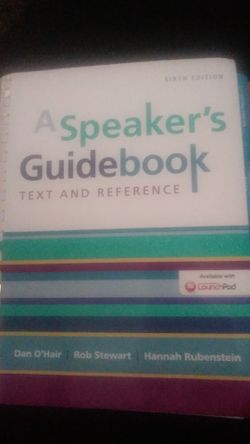 A speakers guidebook sixth edition
