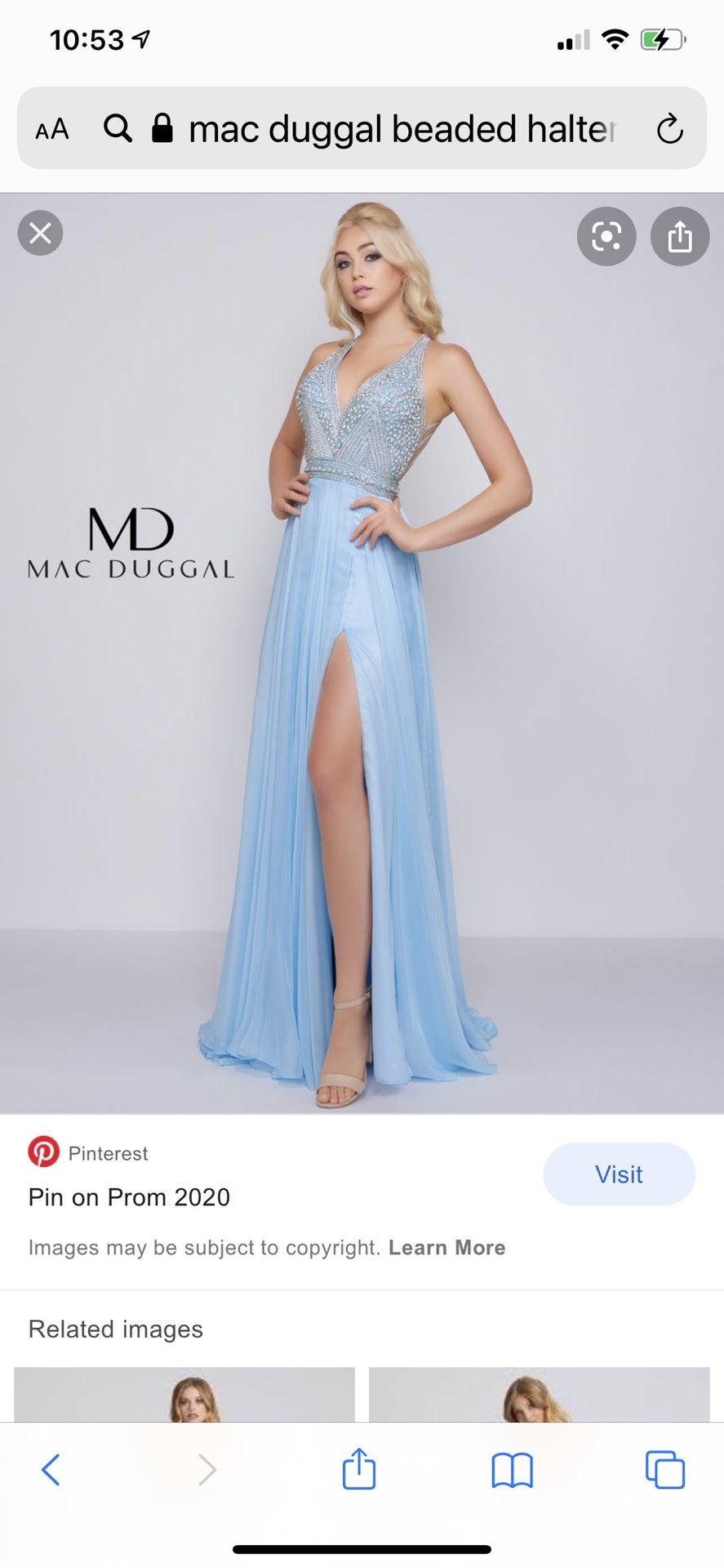 Mac Duggal Gown 
