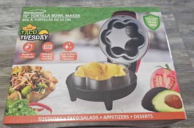 Brentwood Taco Tuesday 10" Tortilla Bowl Maker