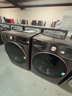 LG WASHER AND DRYER SET GAS