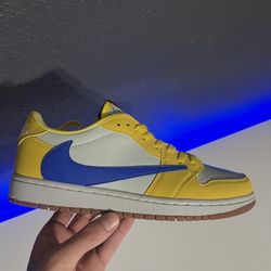 Jordan 1 Low Travis Scott Canary Size 11