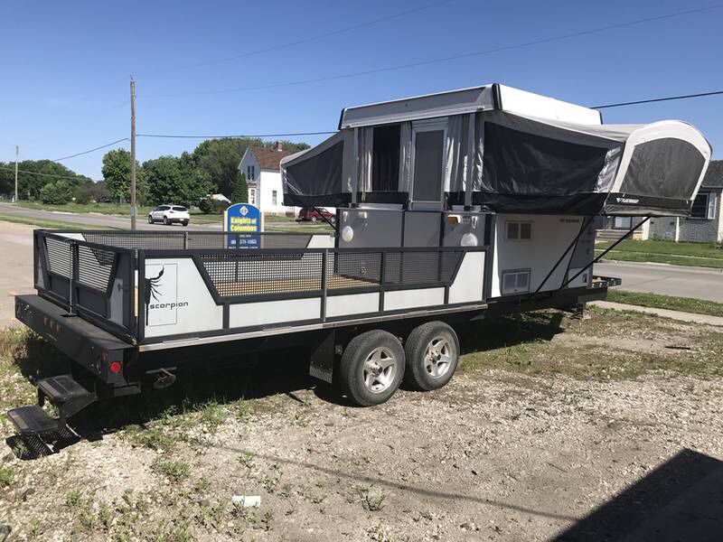 Toy Hauler Camper Rv Fleetwood Scorpion S1 For Sale Or Trade For Sale