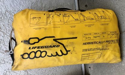 Lifeguard 4 Person Life Boat/Raft Survival At Sea