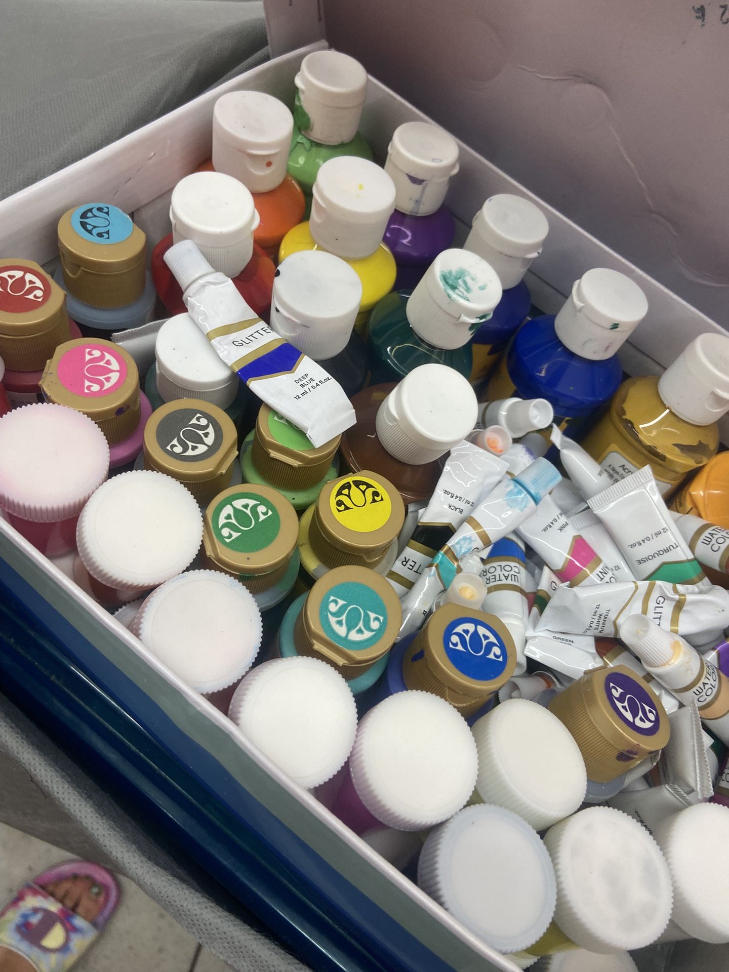 Various Brands Of Paint