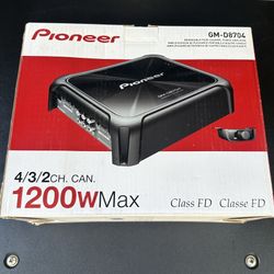 $200 Firm Brand New 4 Channel Pioneer Amp