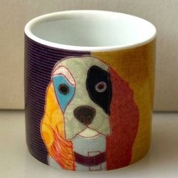Cocker Spaniel Magpie Carola Van Dyke Shot Glass