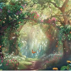 Enchanted Forrest Backdrop 