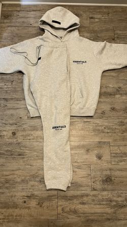 Fear of God Essentials Hoodie & Jogger Set – Oatmeal Cream