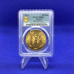 1923 Centenario Mexico gold coin