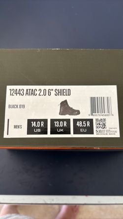 5.11 ATAC 2.0 6” Shield Boots size 14