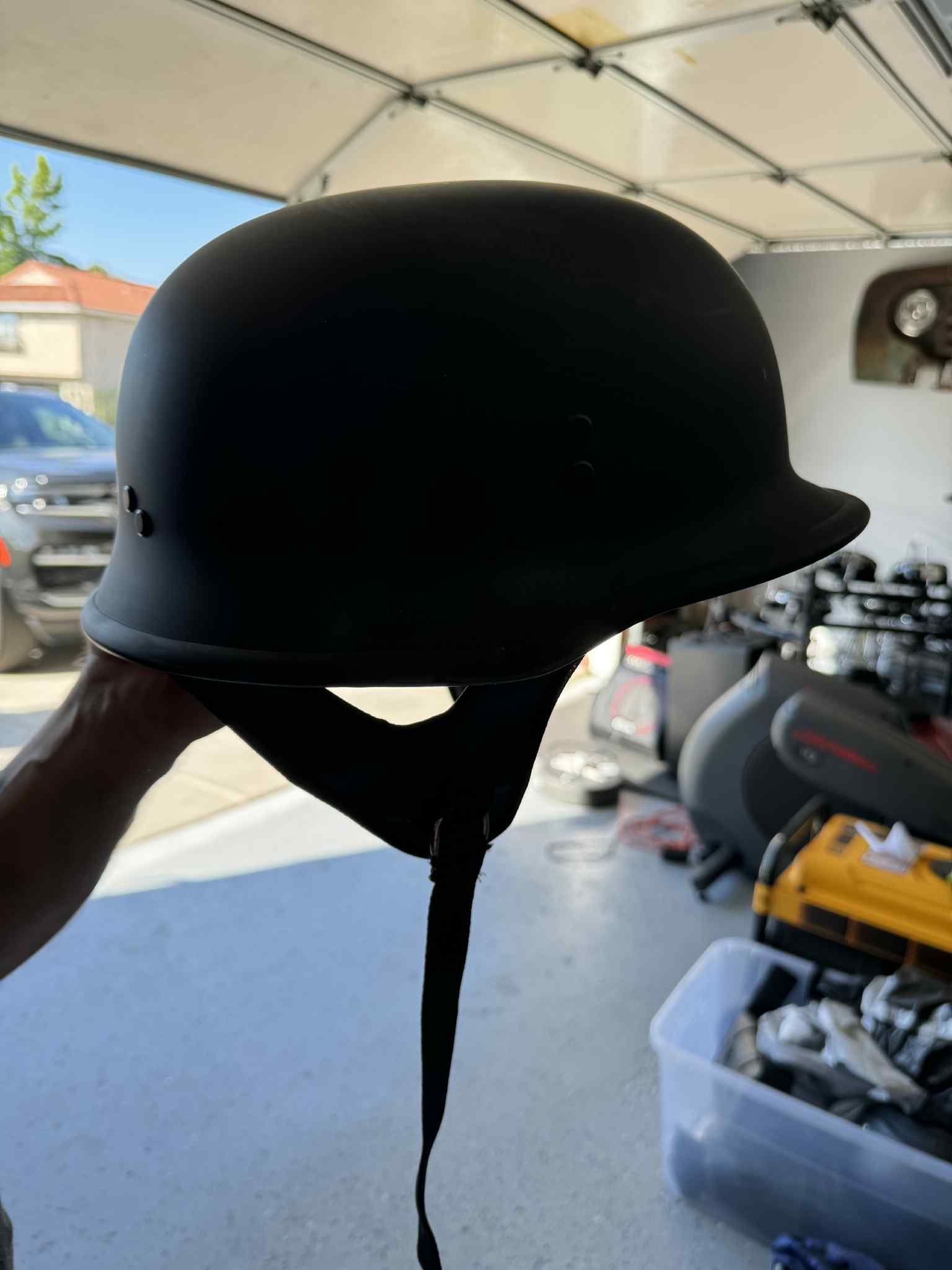 German SS Motorcycle Helmet