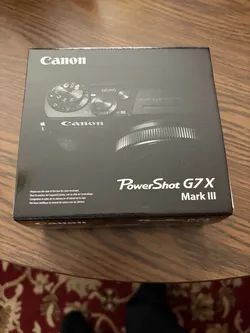 Canon PowerShot G7 X Mark III 20.1MP Point & Shoot Digital Camera New Black