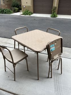 Vintage COSCO Foldable Table and Chairs 